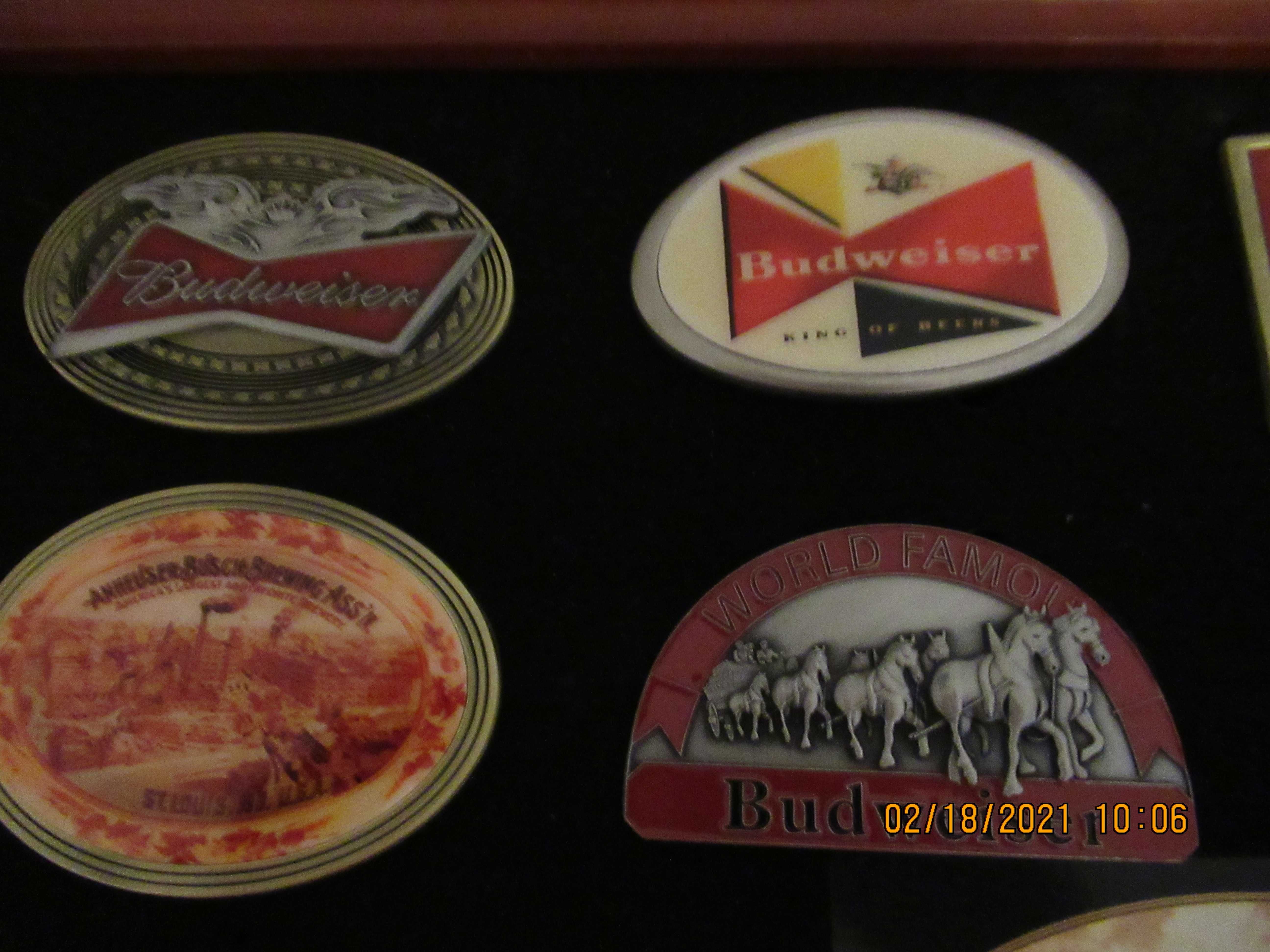 Klamry do paska Budweiser