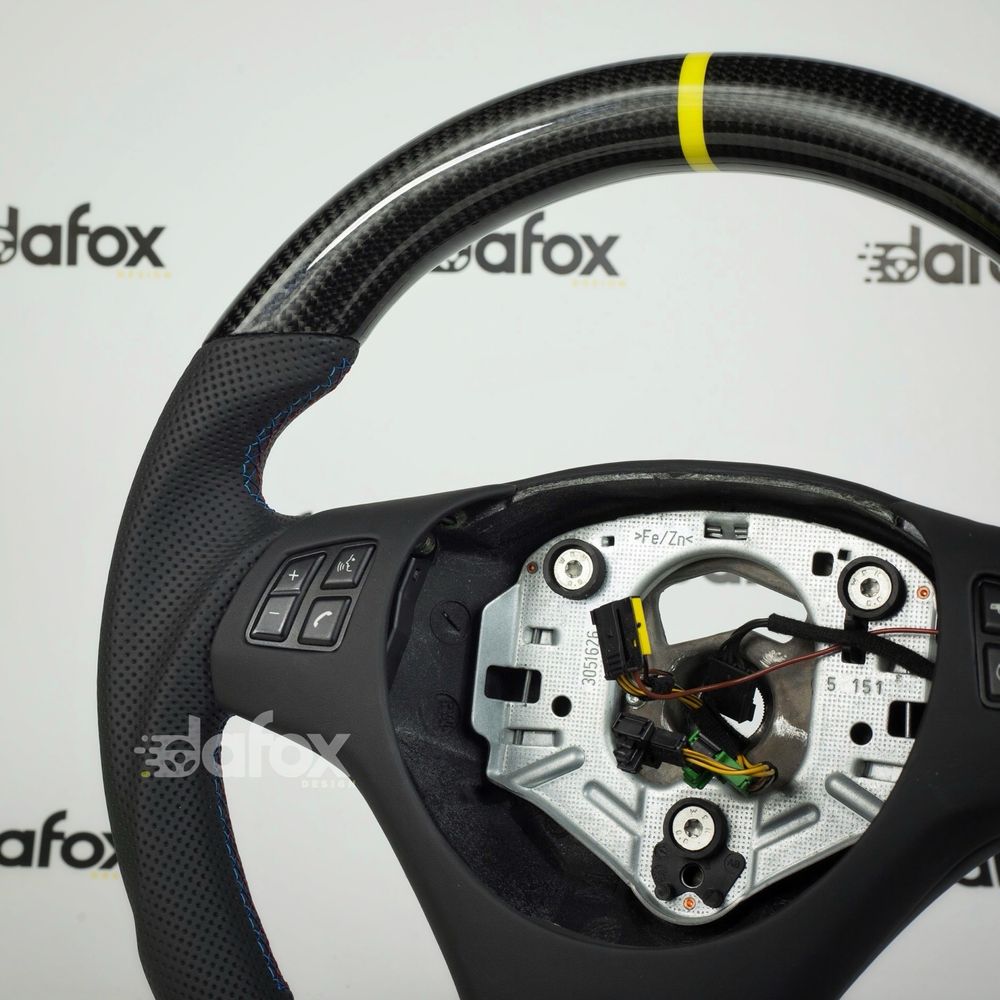 Kierownica carbon do bmw E92 M3 E91 E93 E87 E84 modyfikacja obszycie