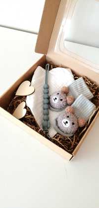 gift box boks zestaw prezentowy dla dziecka na baby shower narodziny