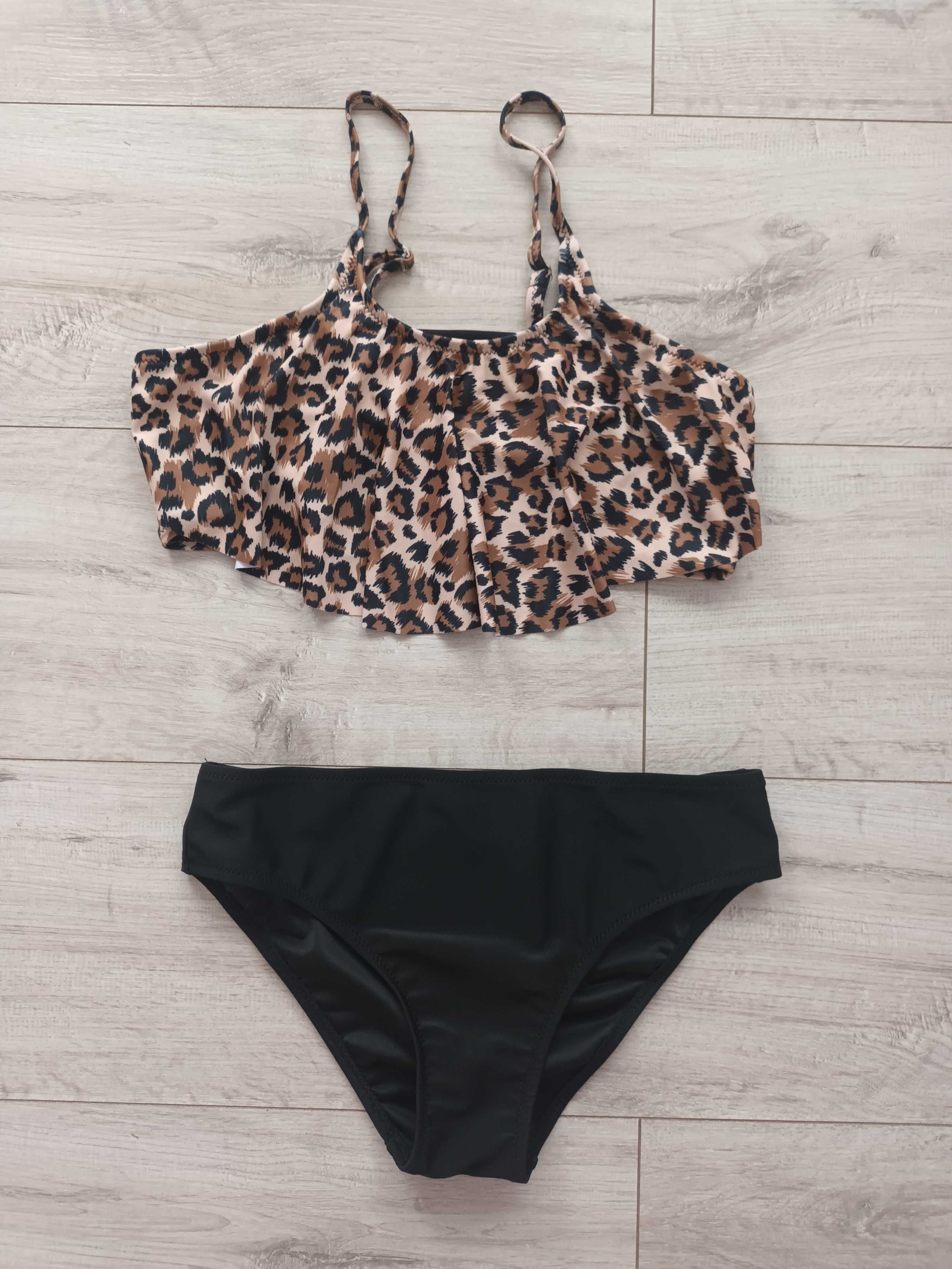 Nowy kostium strój kąpielowy tankini, r. 158/164 kąpielówki