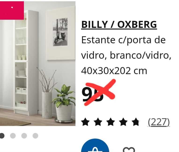 Estantes Billy brancas Ikea