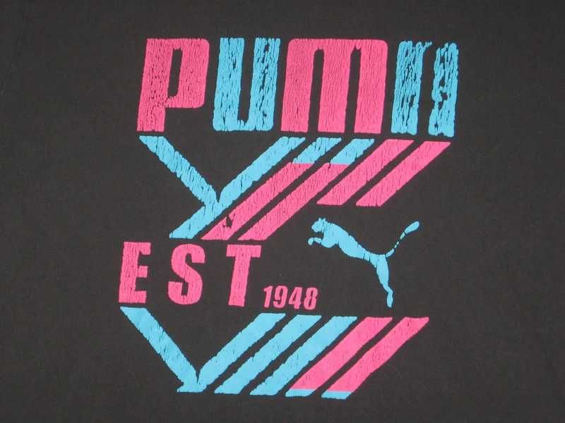 T-shirt koszulka krótki rękaw Puma L 52/54 vintage retro oldschool