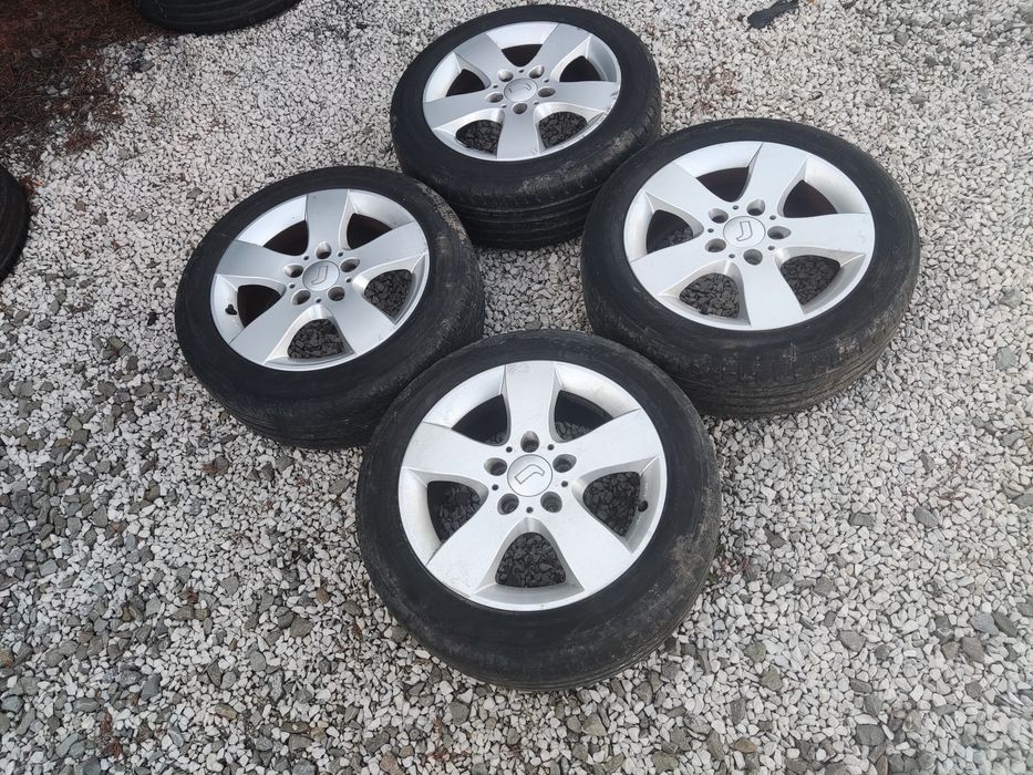 Koła alufelgi opony letnie 195/55/16 Mercedes a b w168 w169