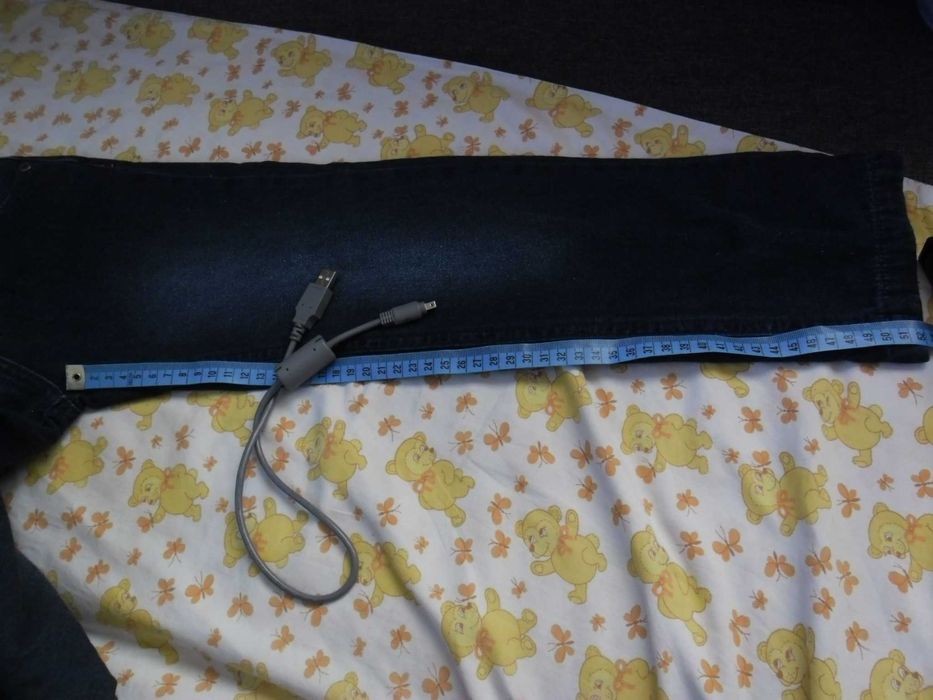 spodnie 122 / 128 podszyte/ ocieplone materiałem jak nowe, regulacja