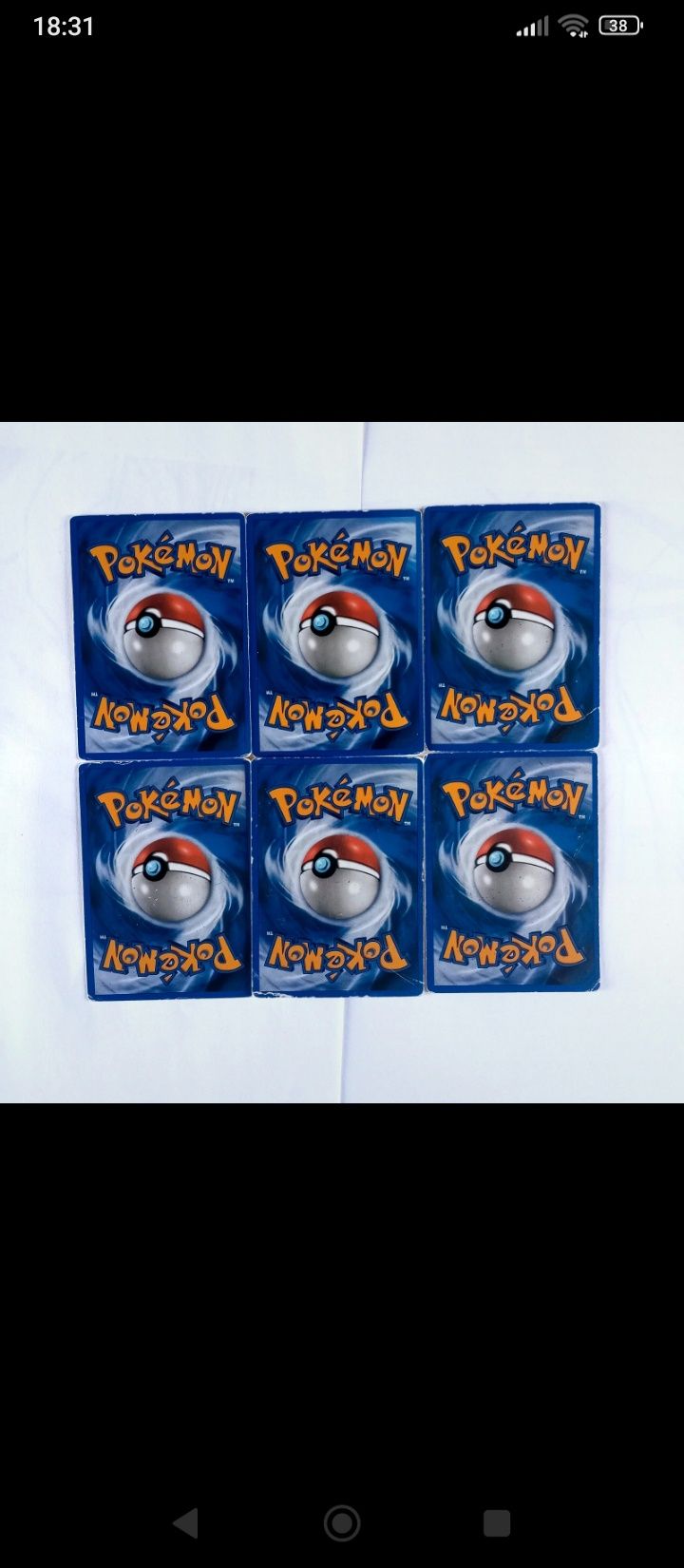6 cartas pokemon