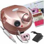 Mocna Frezarka do Paznokci 65W Frezy Profesjonalna Manicure i Pedicure
