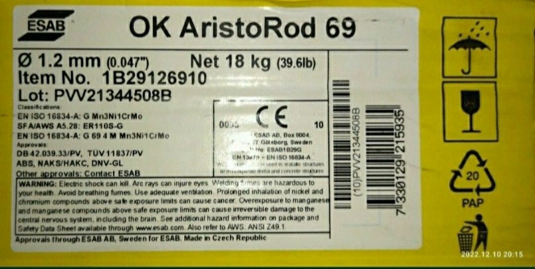 Drut spawalniczy AristoRod