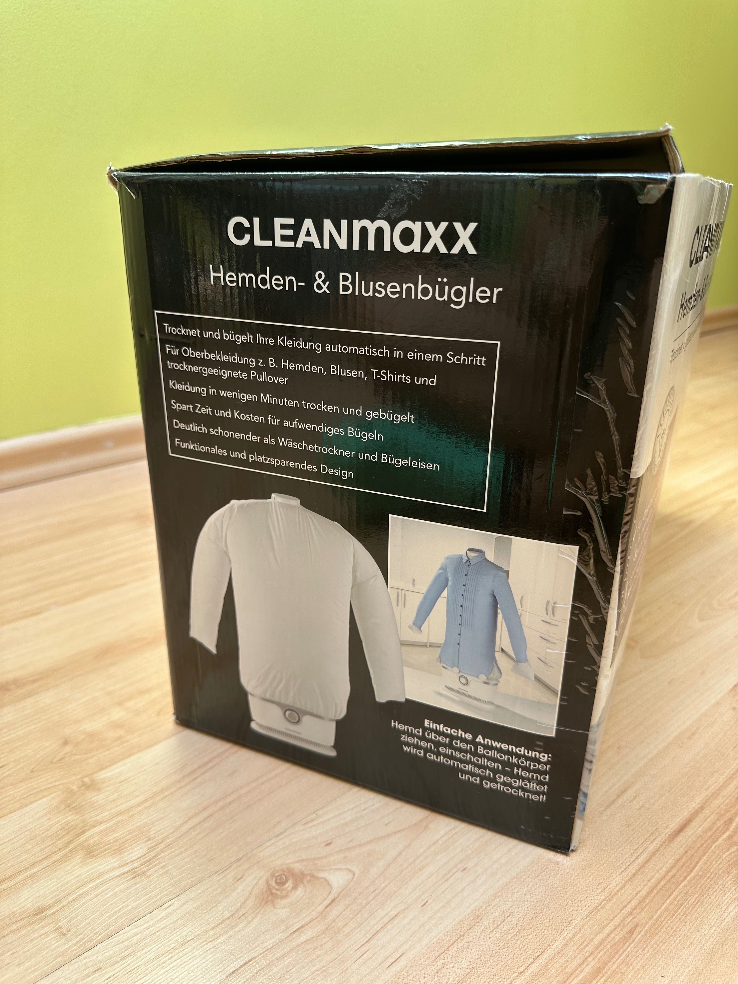 Suszarka do ubrań Cleanmaxx z funkcją prasowania - manekin parownica