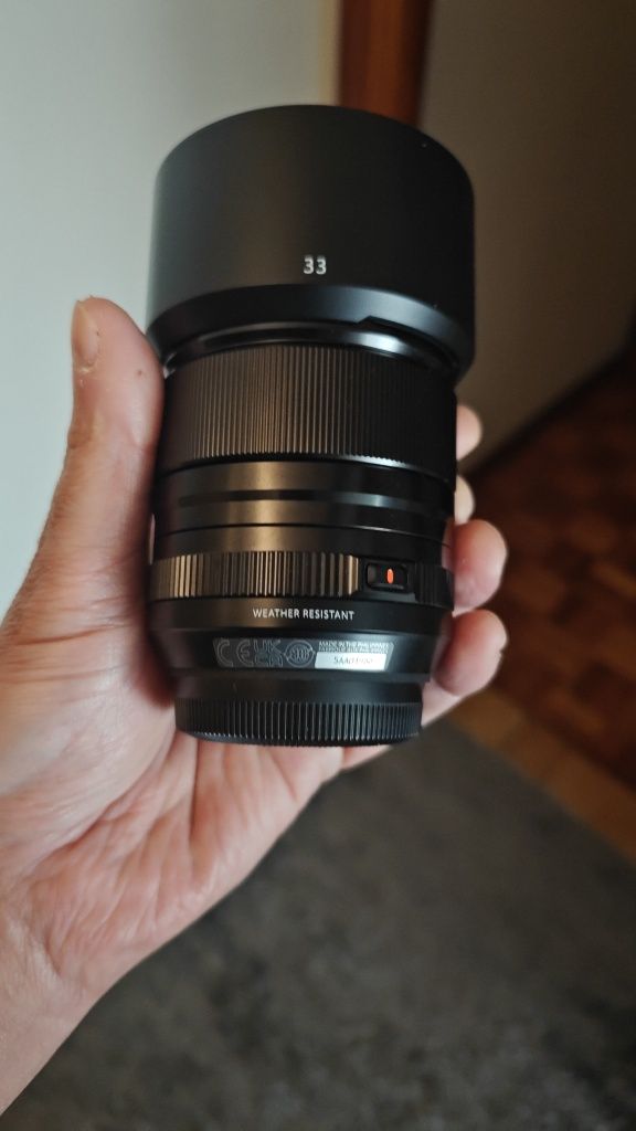 Lente Fujifilm XF 33mm f/1.4 R LM WR (Nova) Garantia 3 anos