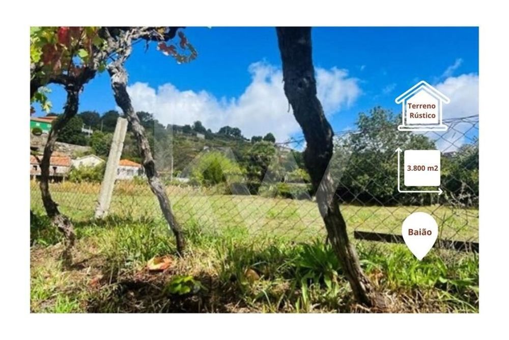 Terreno 2600 em Gestaçô com 3800m2, situado em Baião