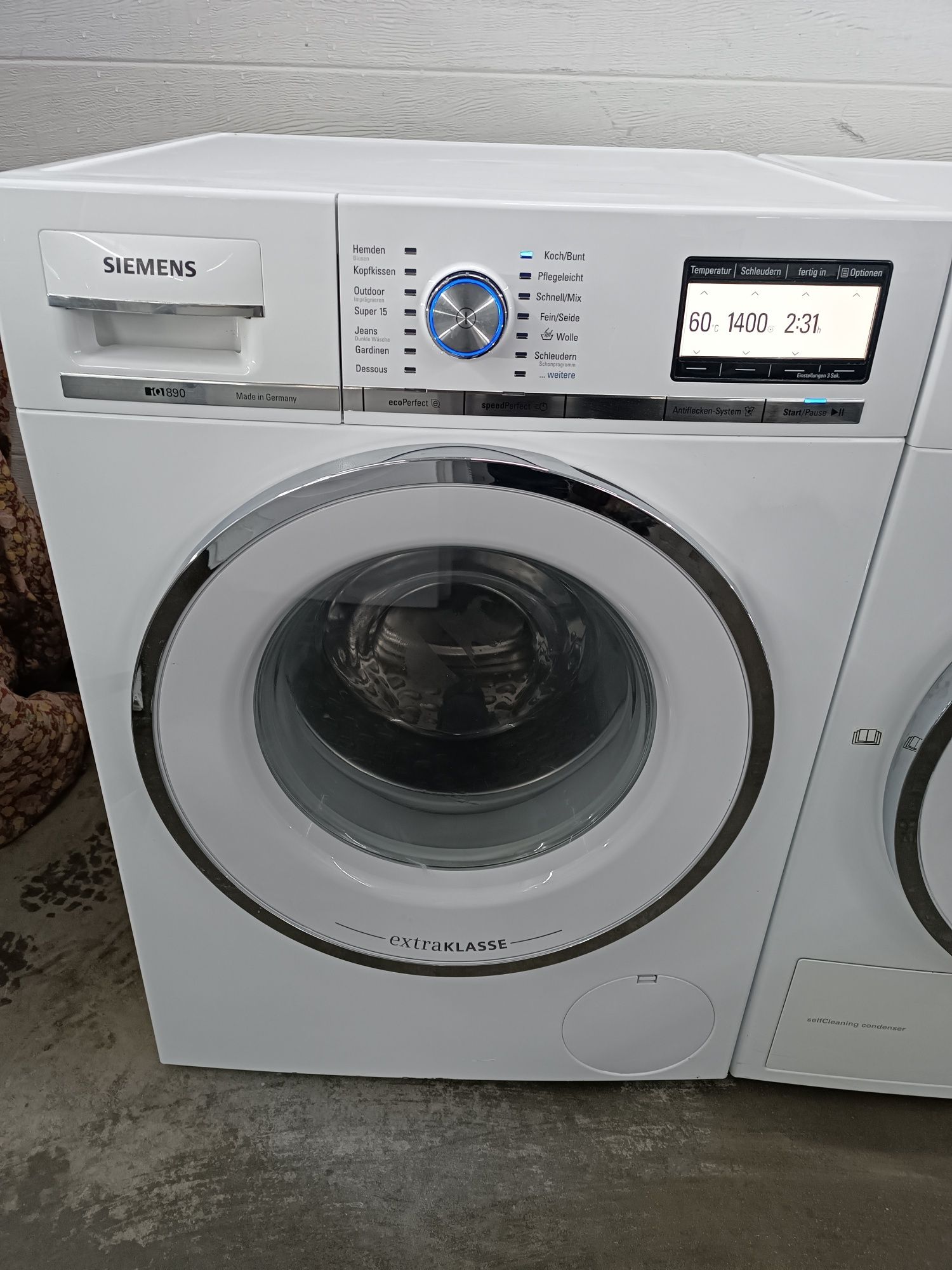 Шикарний комплект пралка+сушильна машина Siemens IQ890