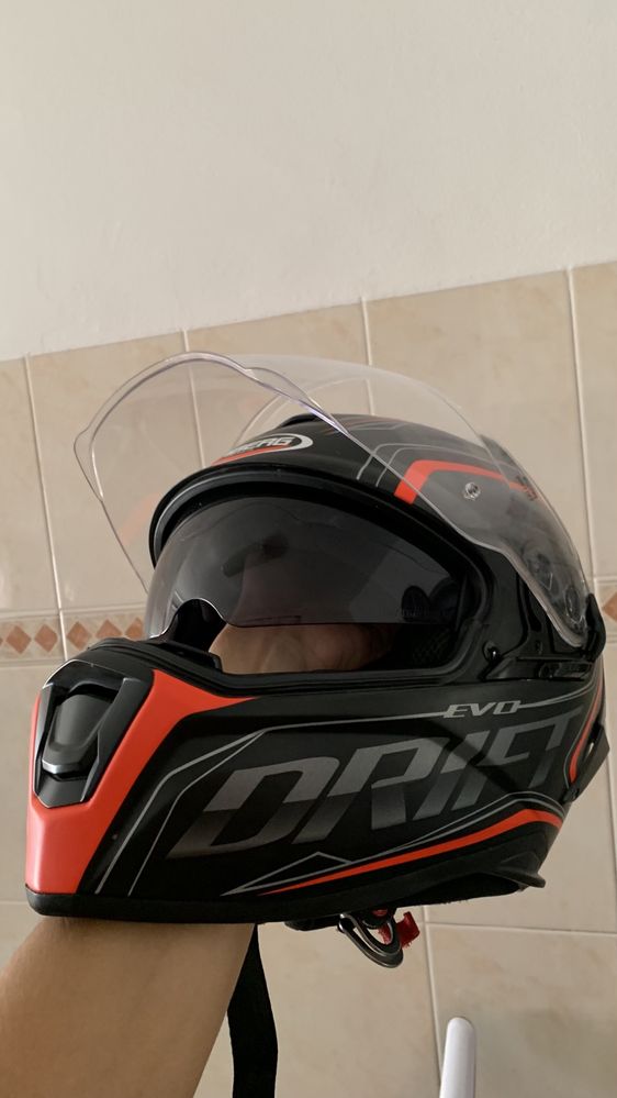 Capacete Caberg Drift Evo (Como novo) (Fibra de Carbono)