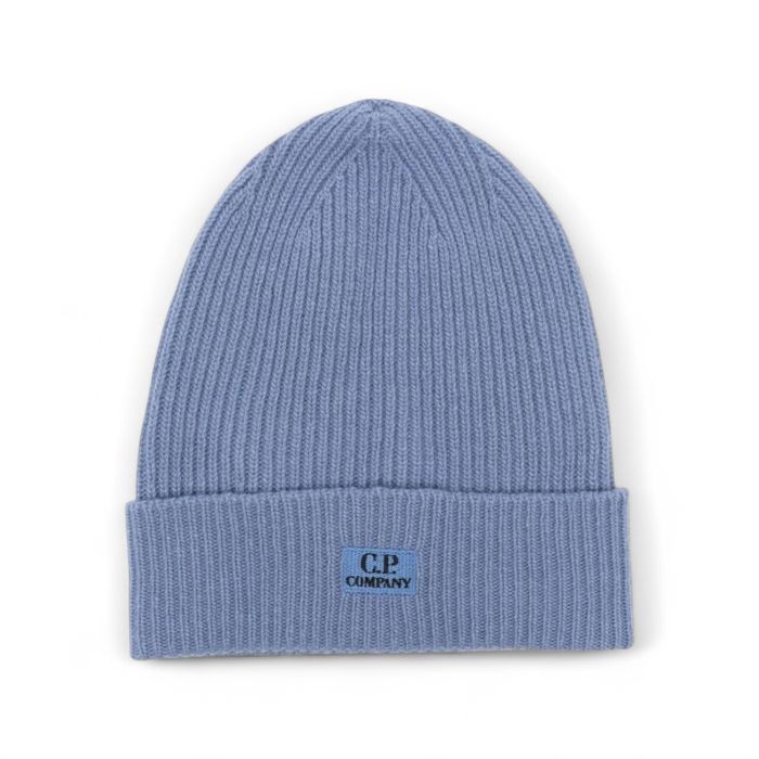 CP COMPANY Beanie Hat Sky Blue Wool Italy оригінальна шапка one size
