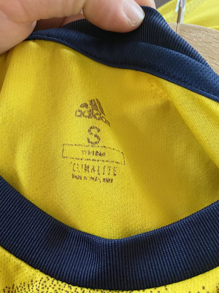 Adidas,youth arsenal fc 2019 koszulka piłkarska, S, żółta, sportowa