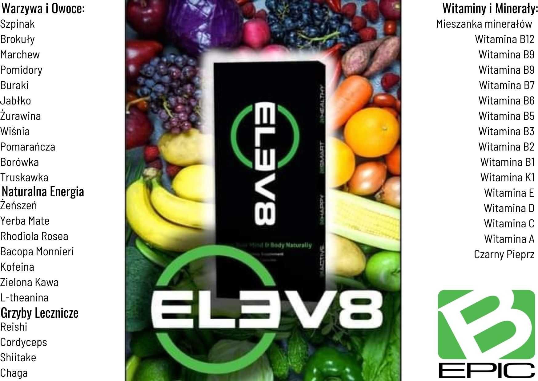Elev8 - unikalny suplement na bazie ziół i grzybów leczniczych