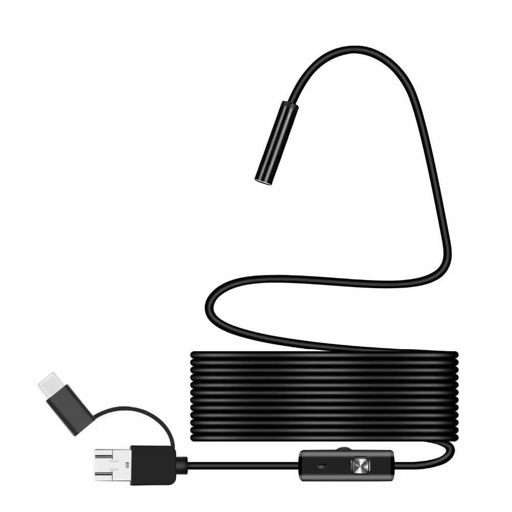 Mini kamera endoskopowa 2m IP68 HD dla Usb Pc Android typu C