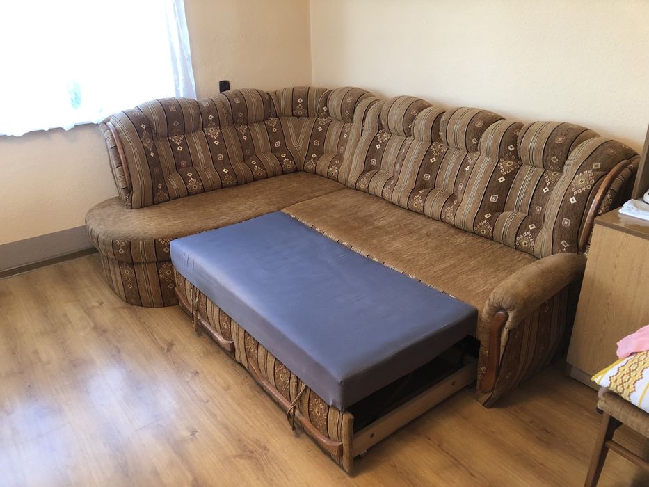 Narożnik Sofa brąz