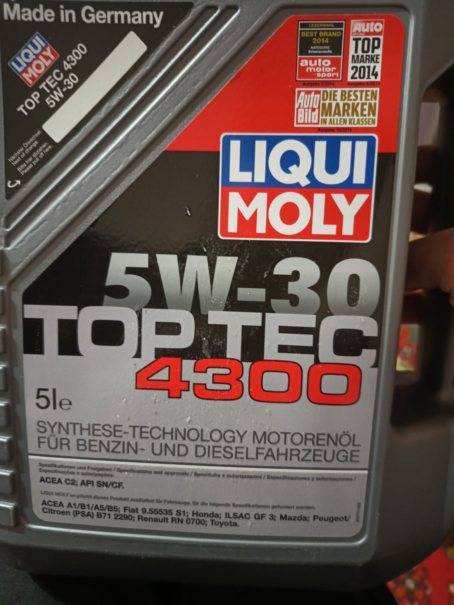 Мастило Liqui moly top tec4300