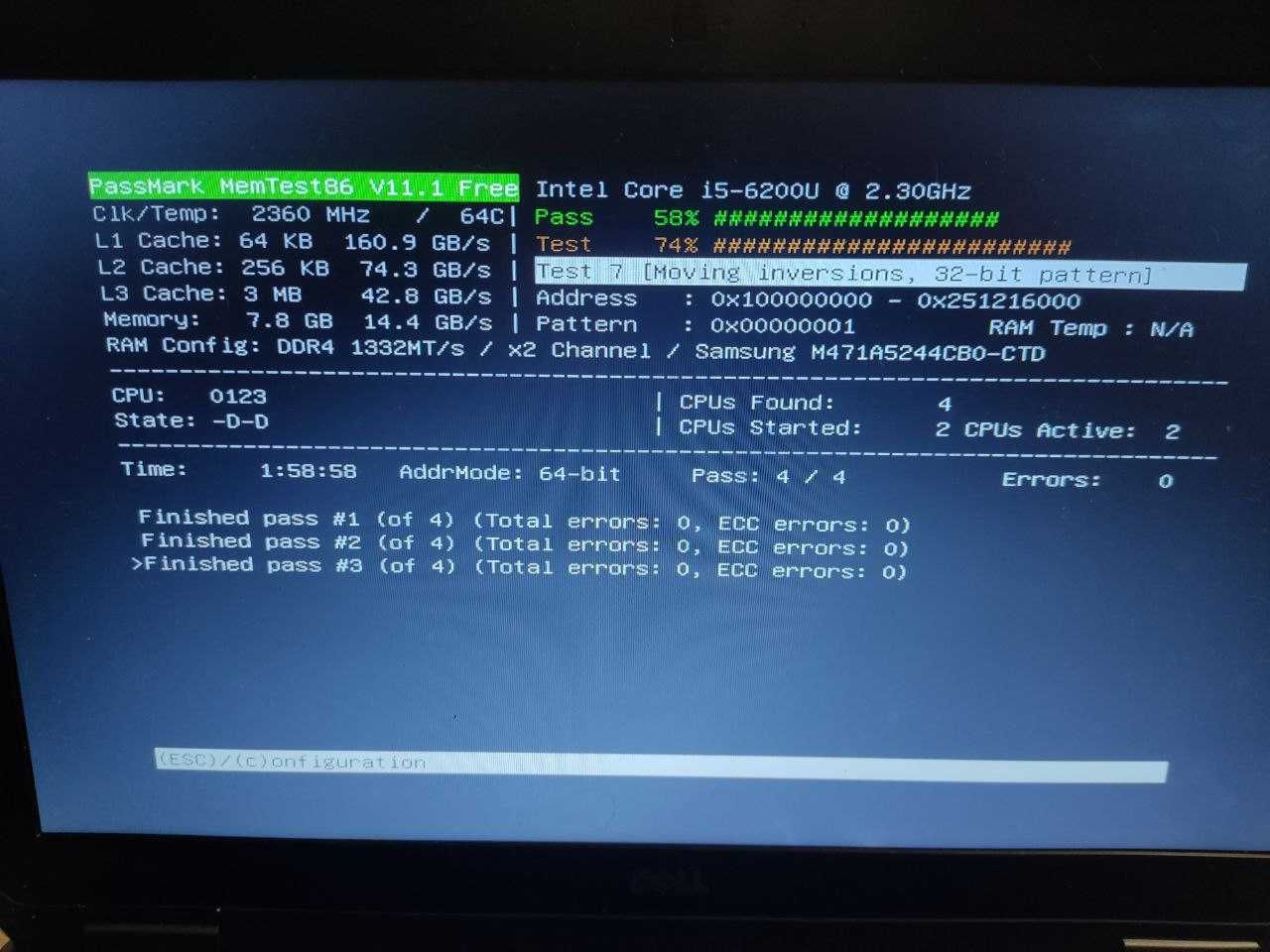 DDR4 4gb, SO-dimm