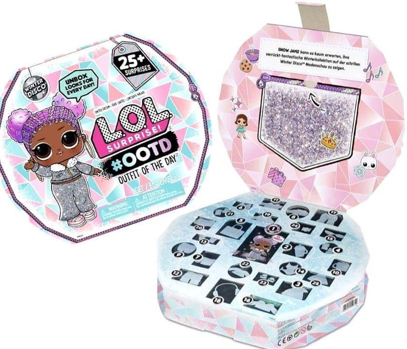 LOL Surprise Winter Disco SNOW JAMZ кукла из адвент календаря