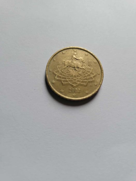 50 euro cent 2002 r. Włochy