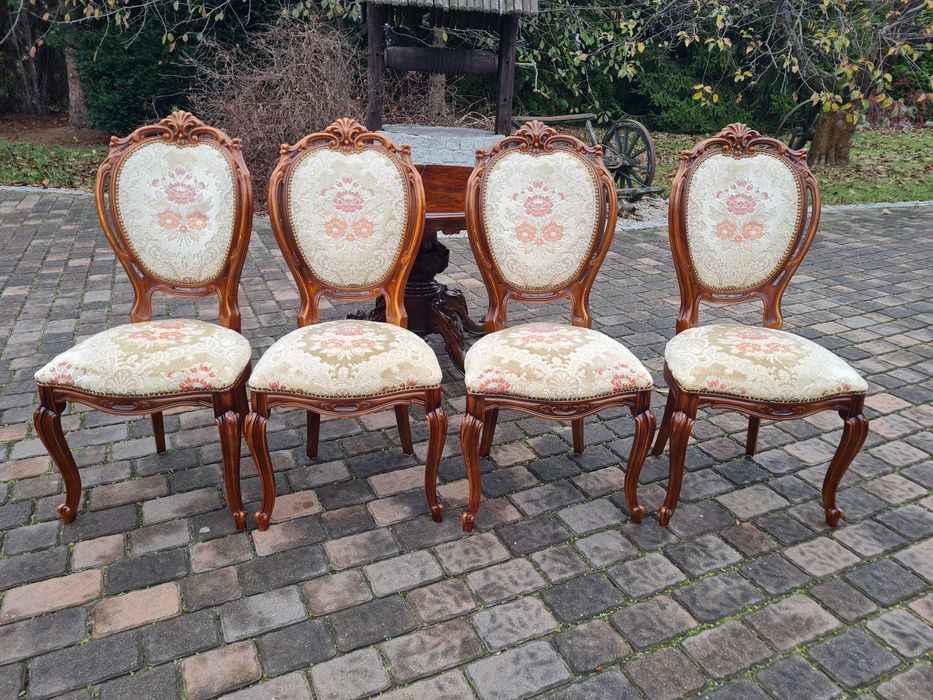 krzesła stylowe zestaw 4szt. krzesło barokowe