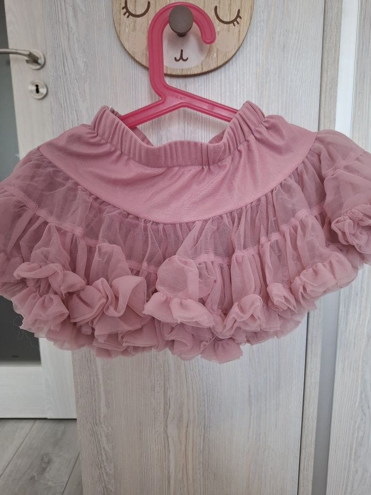 Spódniczka tutu tiulowa dla dziewczynki 12-24m urodziny roczek