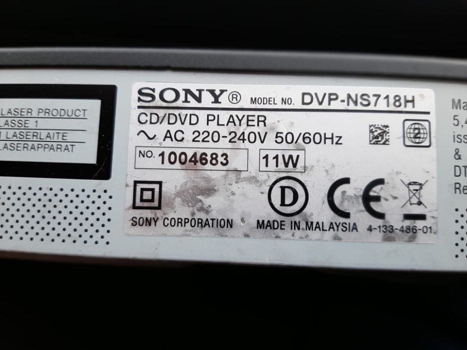 Leitor DVD Sony DVP NS7 18H