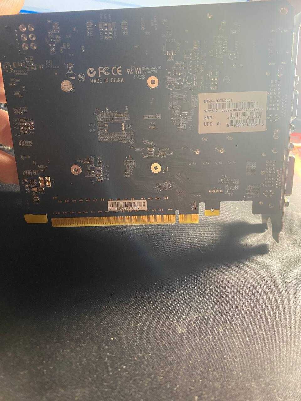 Відеокарта MSI Geforce GTX 650 ti