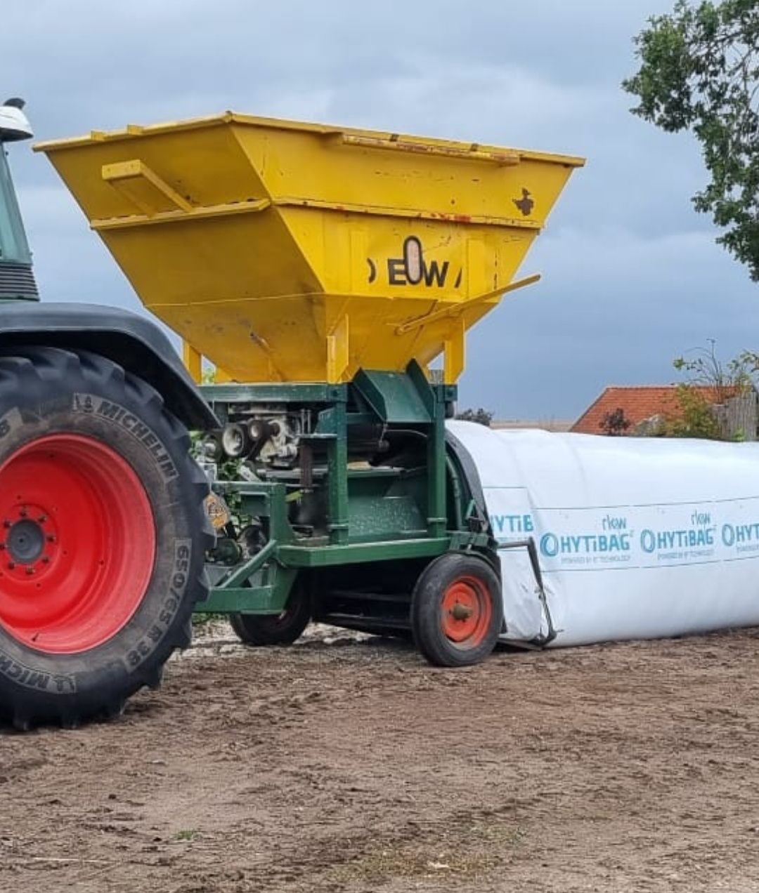 Dewa Gniotownik Pakowaczka śrutownik Rękaw 150cm  Agripak Murska
