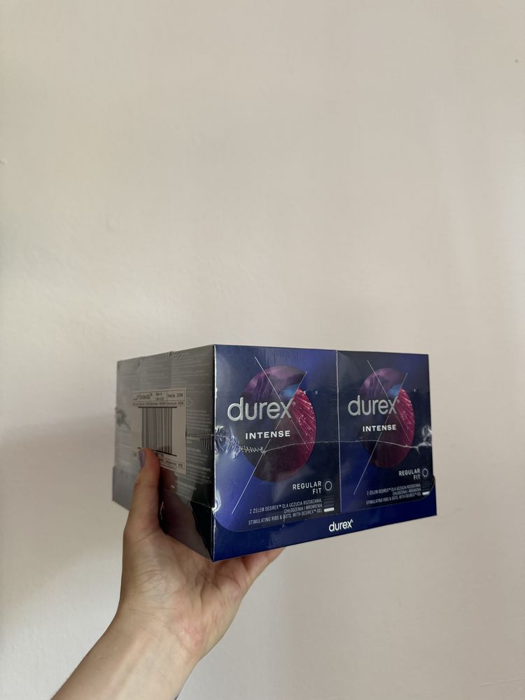 Durex Intense prezerwatywy gumki kondomy zapas 120 sztuk okazja