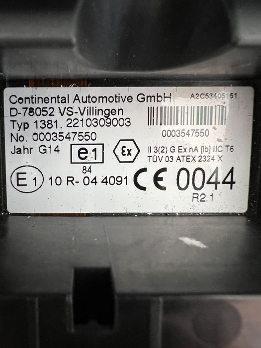 Тахограф цыфровой VDO1381. SE 5000. 12/24  v
