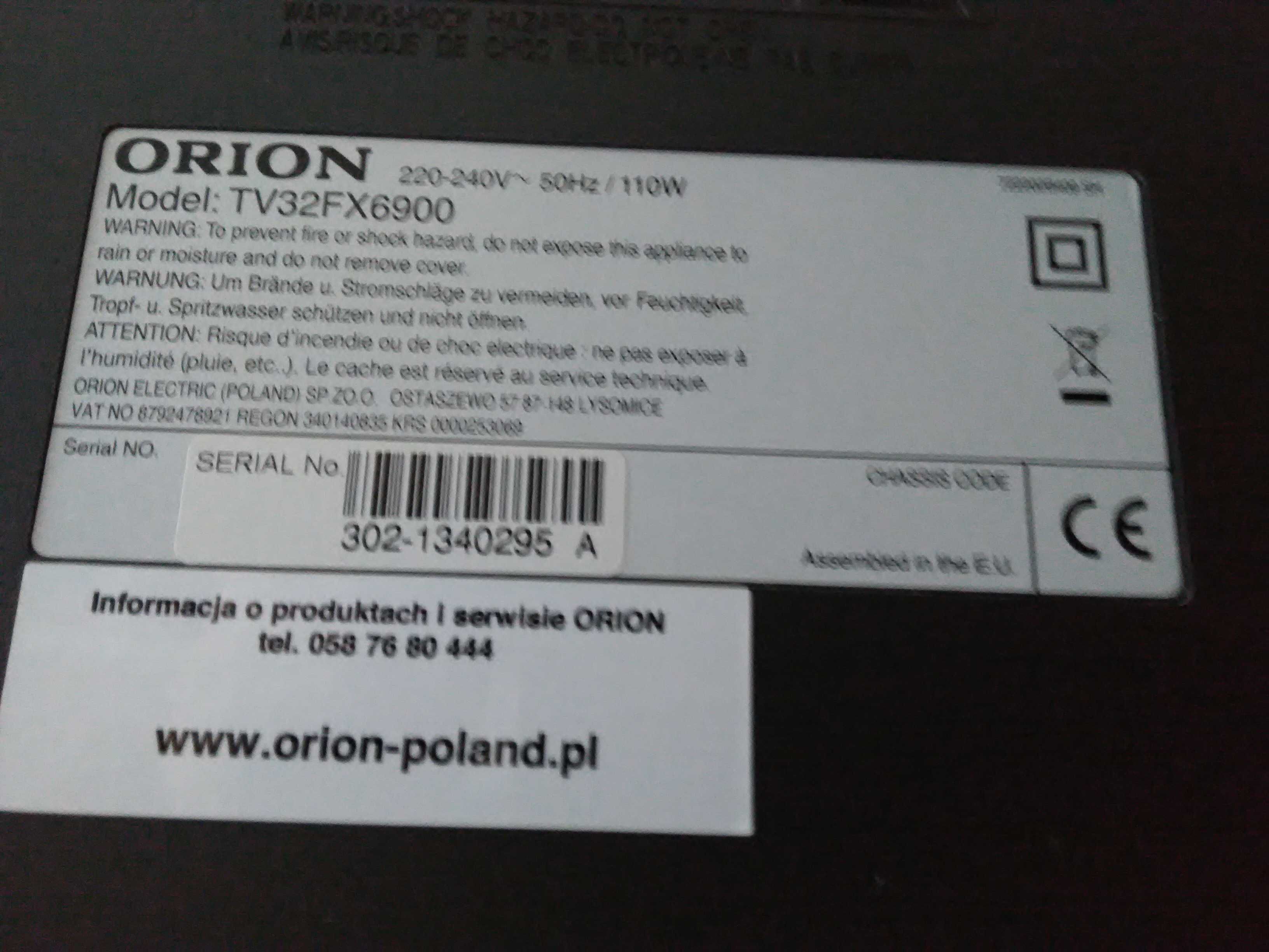 TV 32" Orion LCD