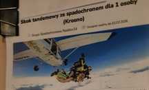 Skok ze spadochronem tandem instruktor