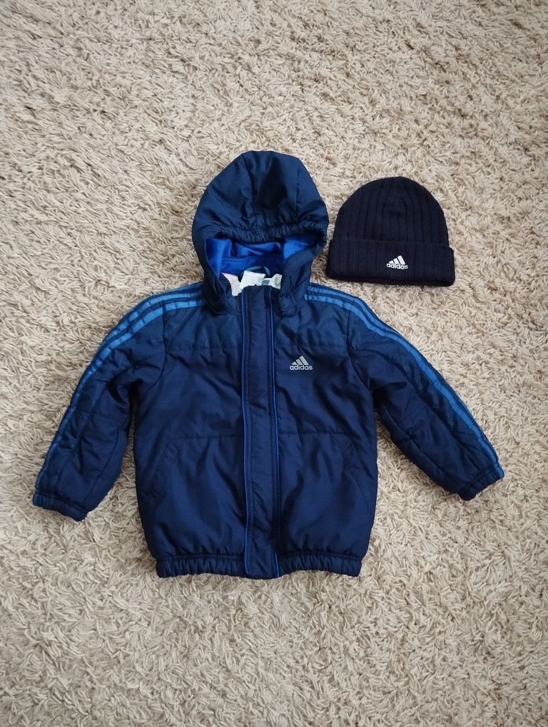 Kurtka zima jesień wiosna Adidas roz 104