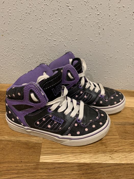 Buty Vans 27.5 wysokie sneakersy dziewczęce