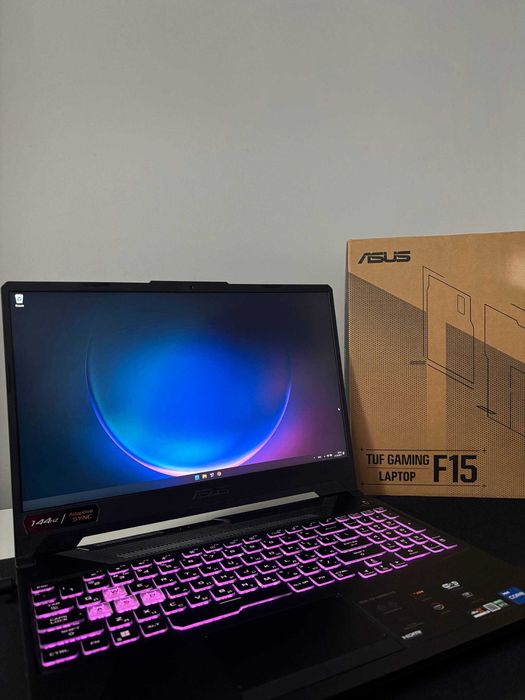Ноутбук Asus TUF Gaming F15 FX506H, RTX 3050, i5, 32GB RAM, SSD 512GB