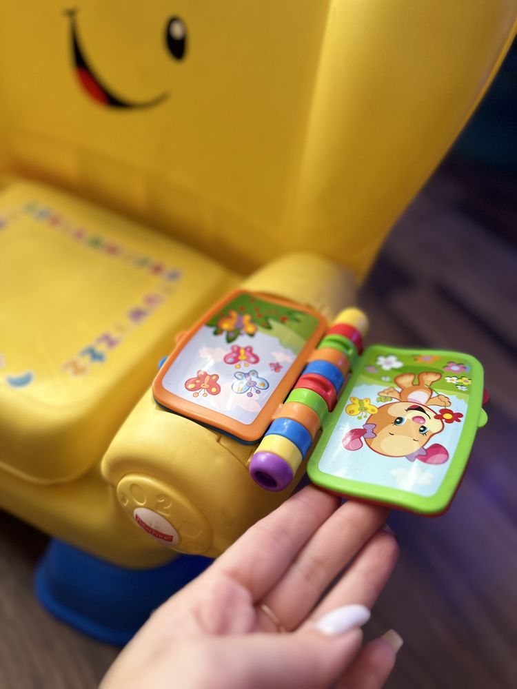 Krzesełko Fisher Price Fotelik edukacyjny zabawka interaktywna