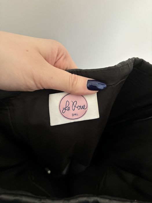 Skórzana sukienka z eko skóry na wesele studniówkę bal styl rockowy S