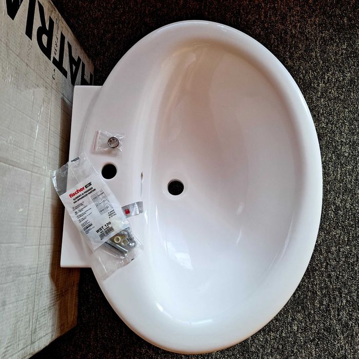 HATRIA Sculture Умывальник раковина белая 77см Италия/Villeroy&Boch/