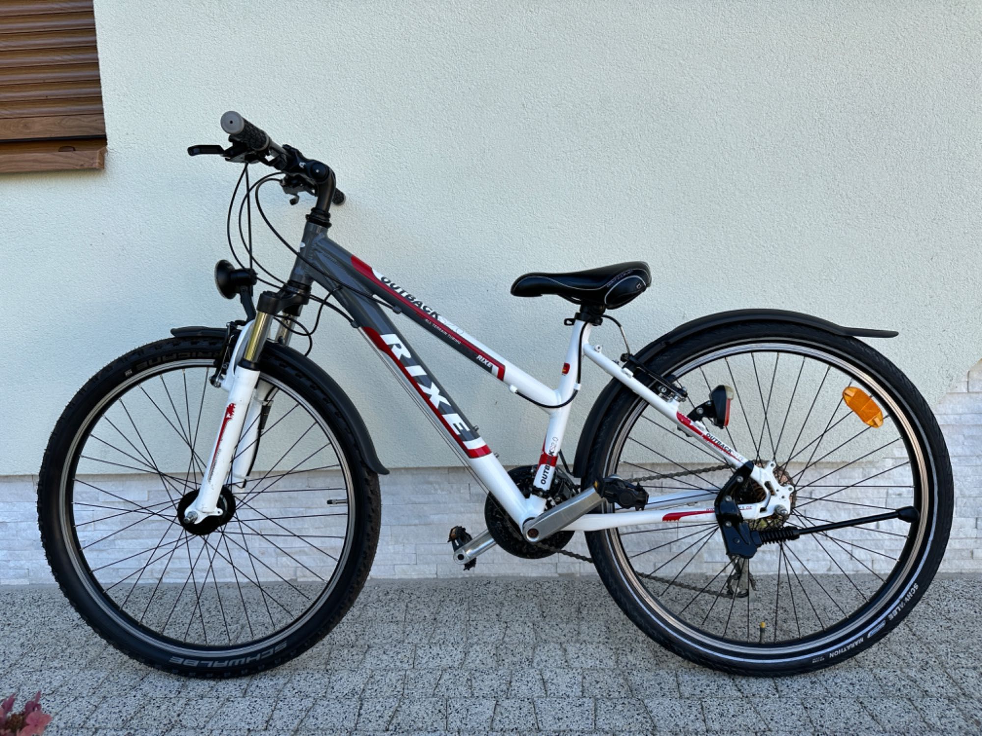 Rower RIXE - Mtb, koła 26, Aluminiowy, amor, Shimano Acera, prądnica