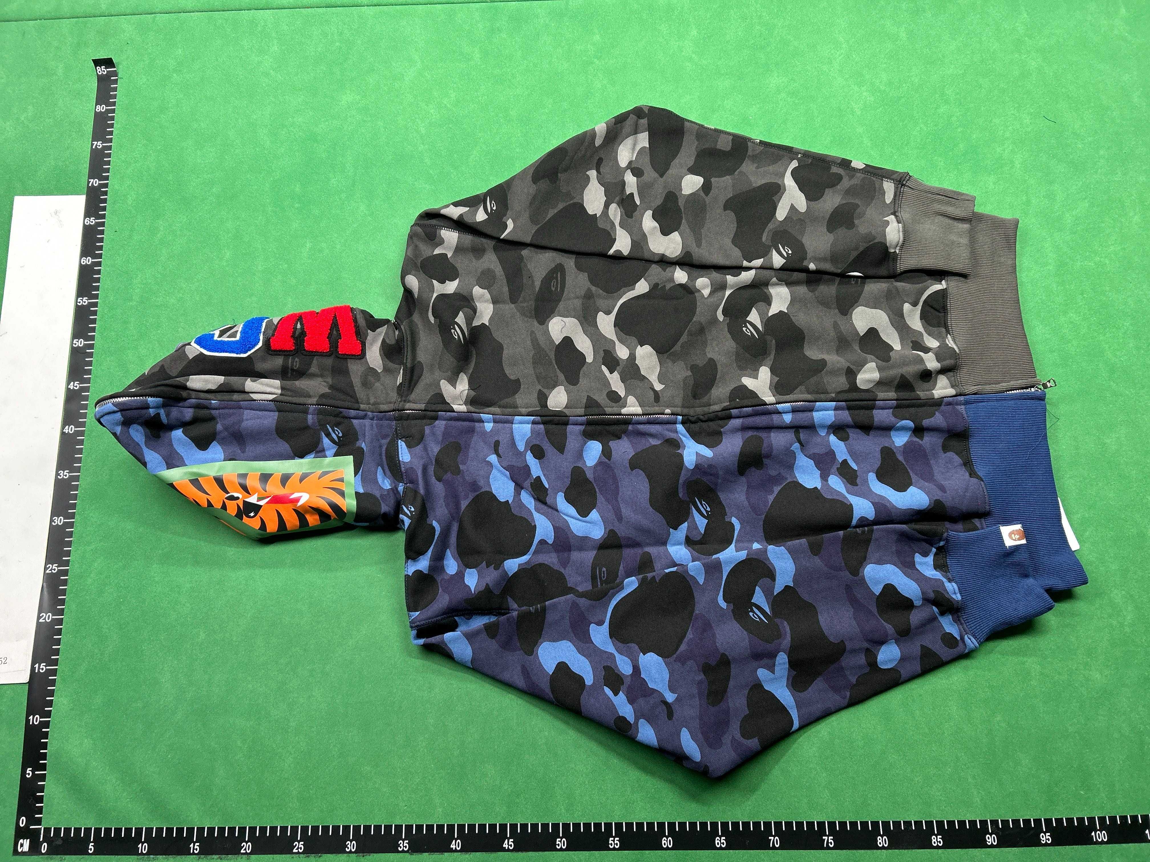 Bluza Fullzip Bape Shark black and blue