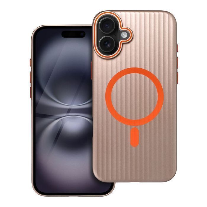 Futerał SIMPLY kompatybilny z MagSafe do IPHONE 16 Plus tytan pustynny