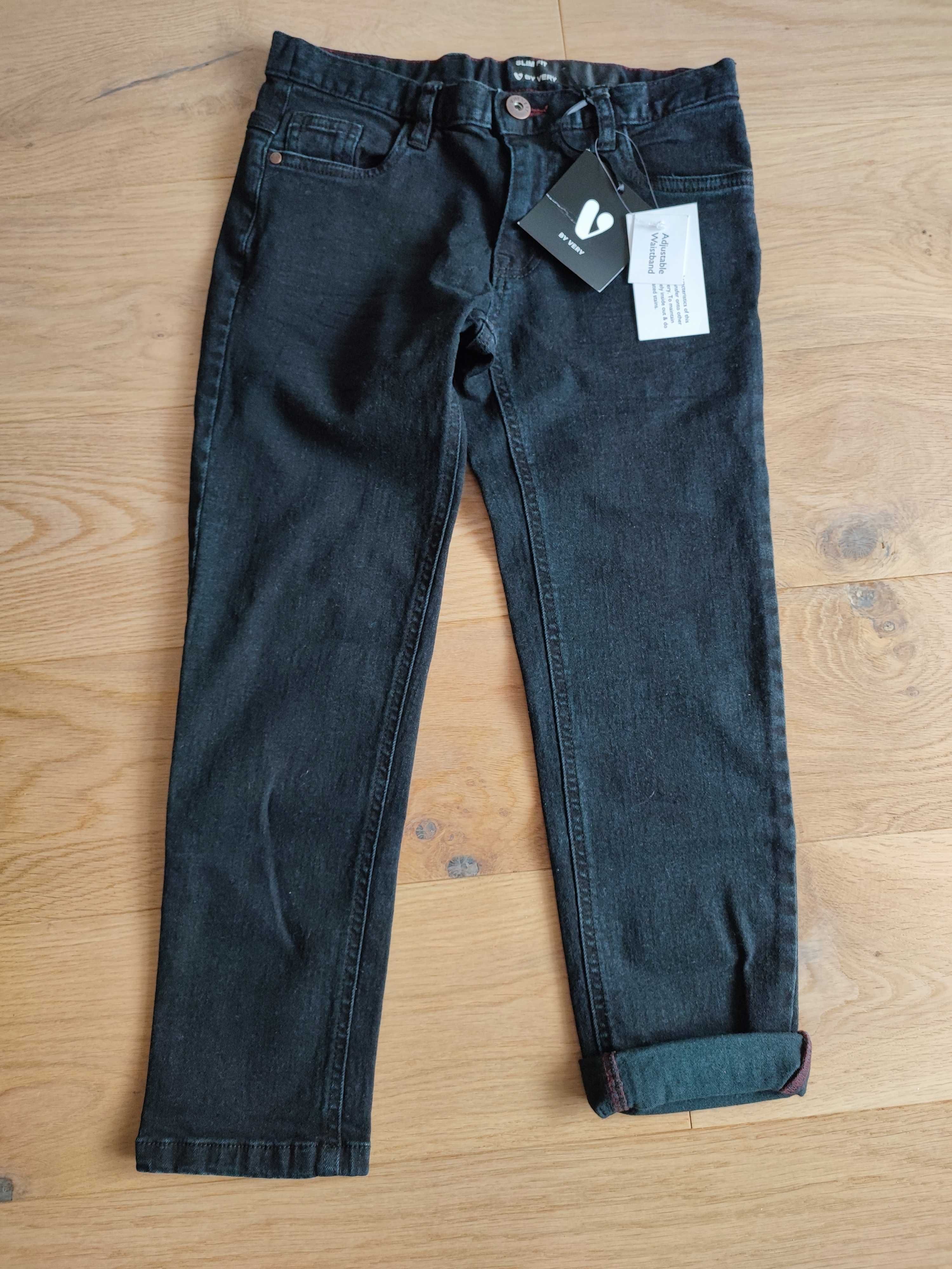 134 cm nowe spodnie jeansowe