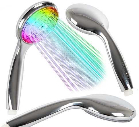 Słuchawka Prysznicowa Led Multikolor Świecąca Kolorowa