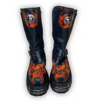 New Rock flame toe boots 43