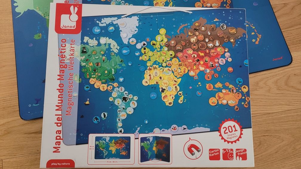 Janod magnetyczna Mapa Świata