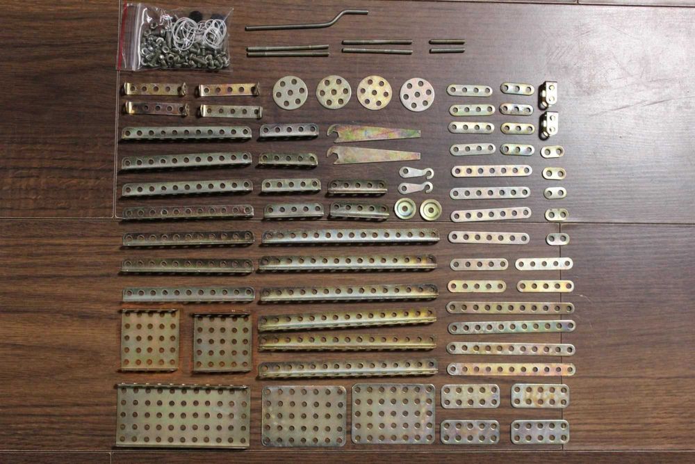 Конструктор как из детства, металлический, Наше LEGO, 180 детaлей №3