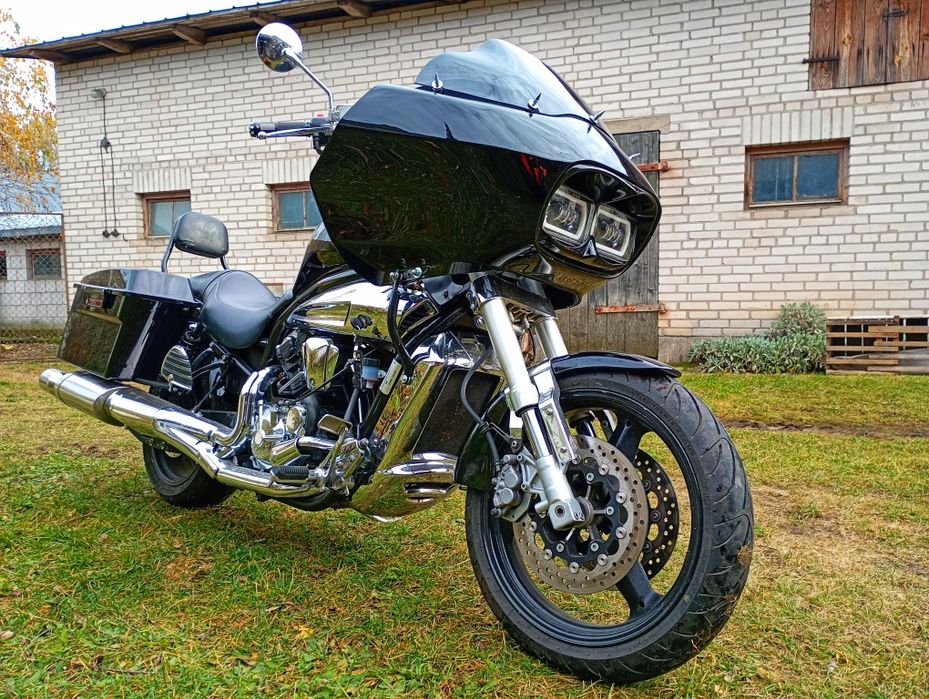 Hyosung gv650 Bagger Touring Harley Road glide Custom ZAMIANA transpor