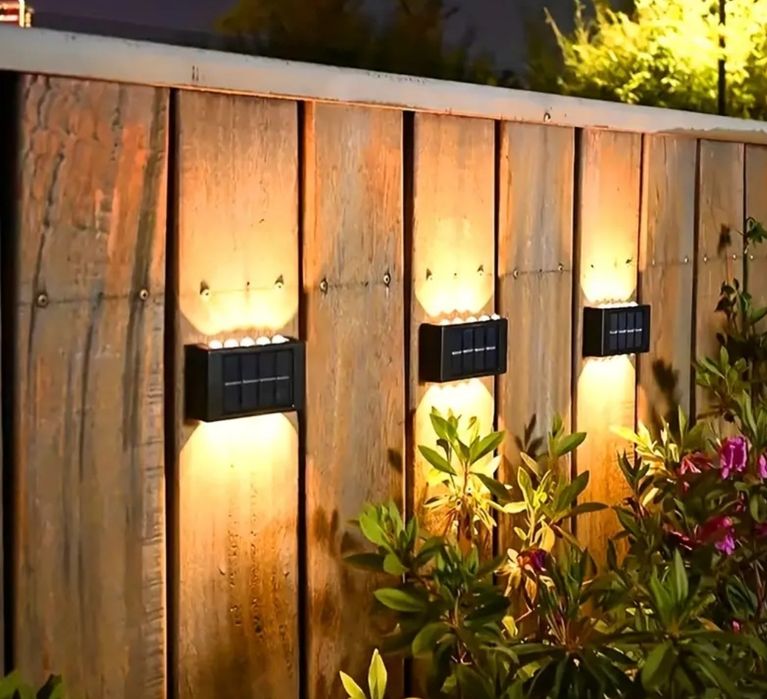 Светильник настенный на солнечной батарее